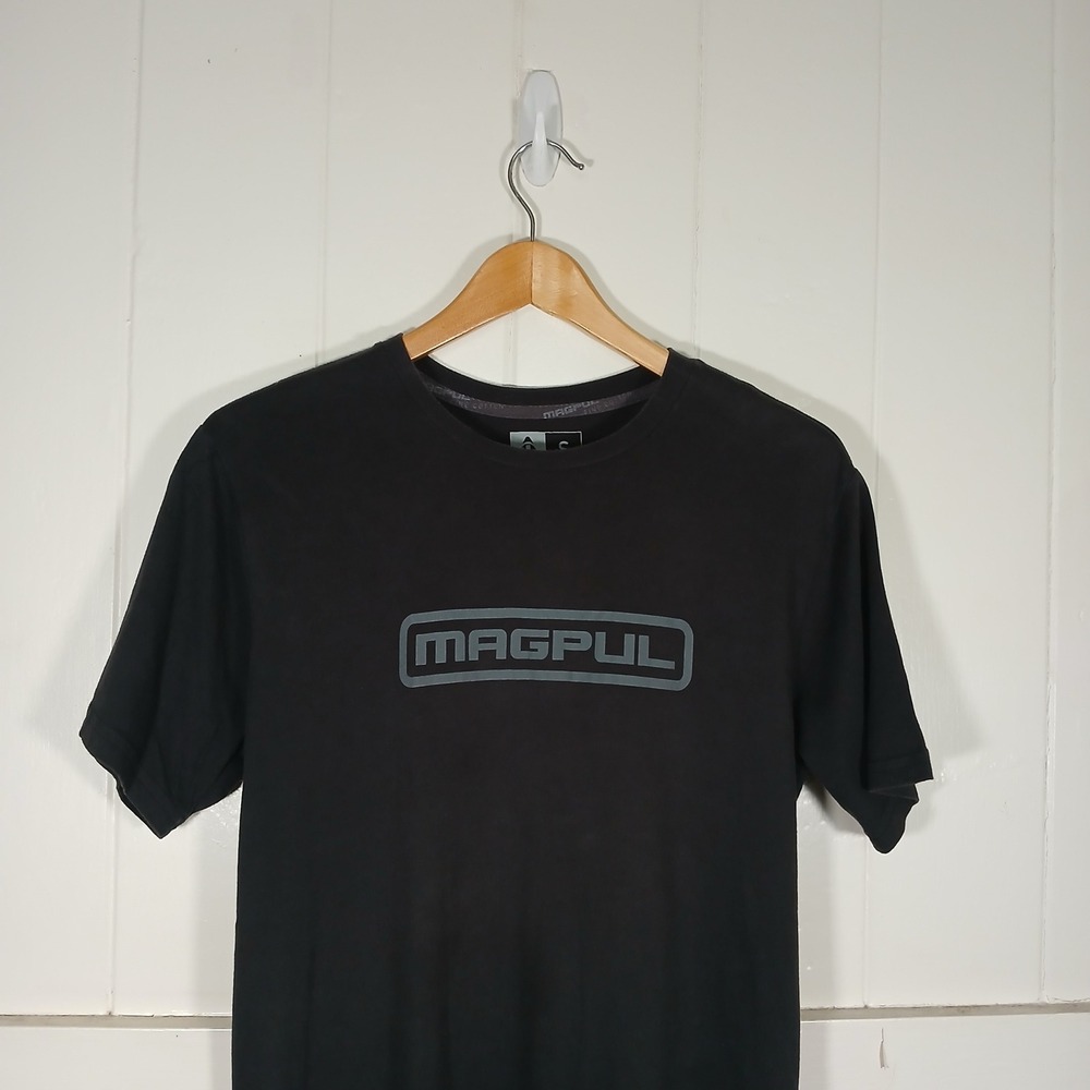 Magpul Graphic Tee Mens Small Black Logo Short Sleeve Cotton Shirt